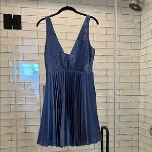 Steel blue dress from Abercrombie